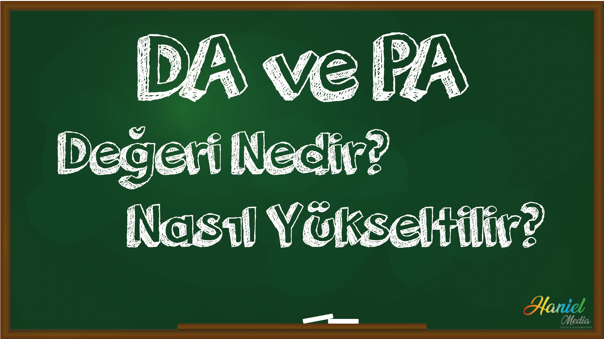 DA ve PA değeri yükseltmek